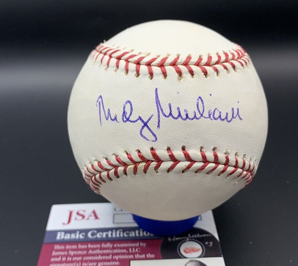 Rudy Giuliani Autograph Signed OML Baseball - JSA Authentification