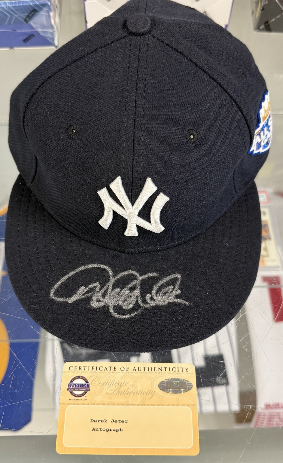 Derek Jeter 2012 Signed MLB All Star Game Hat/Cap New York Yankees - Steiner COA