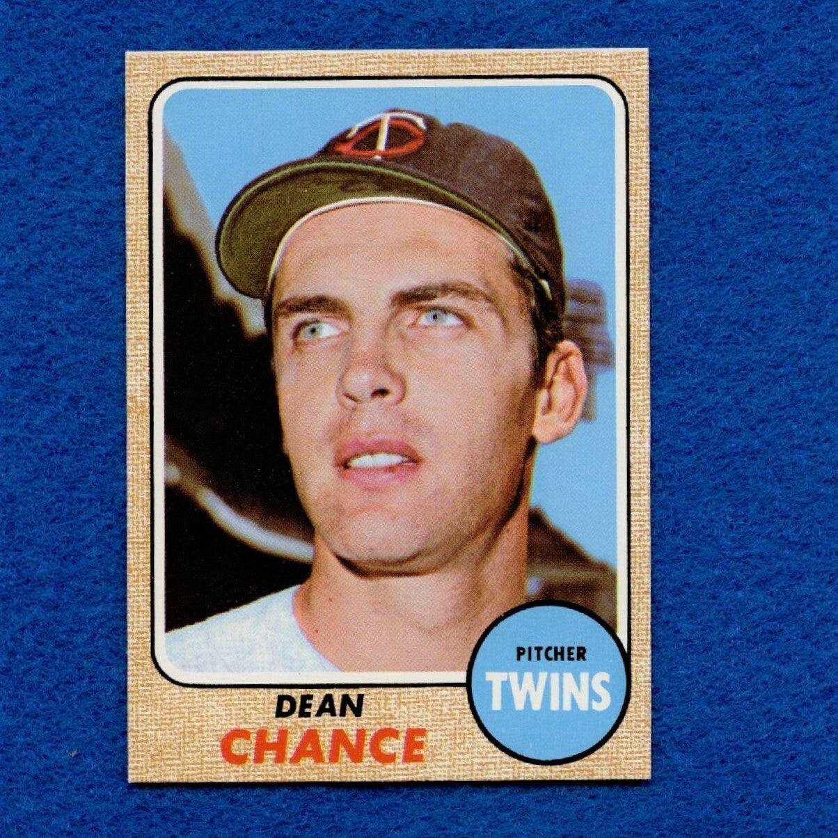 1968 Topps Set Break Pack Fresh #255 Dean Chance EX #421