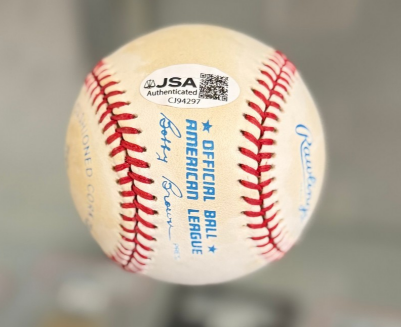 Jim Rice Autographed Signed American League (AL) Baseball - JSA Certified
