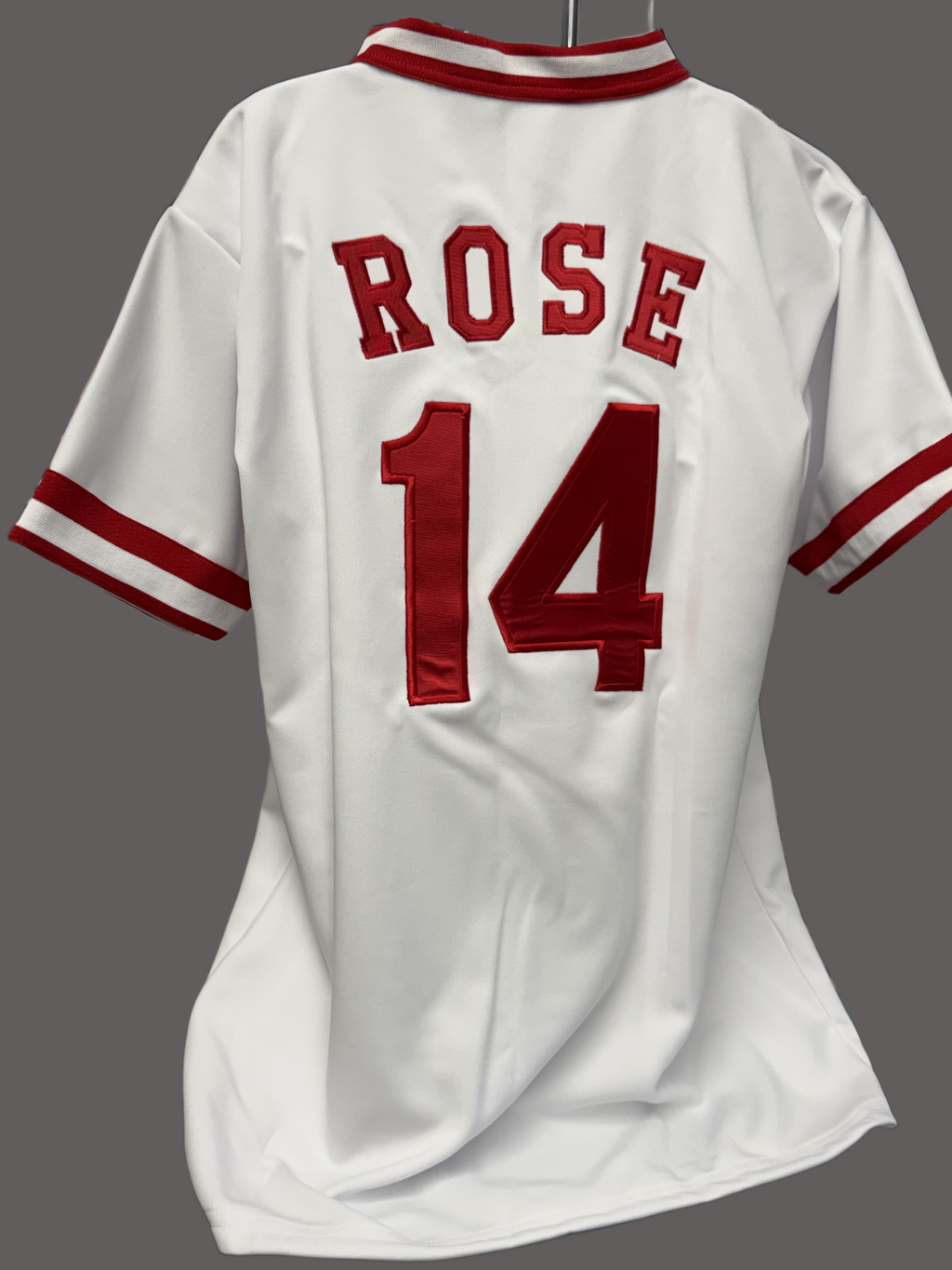 Pete Rose "Hit King" Autographed Custom Cincinnati Reds Jersey - 90/114 PSA\DNA