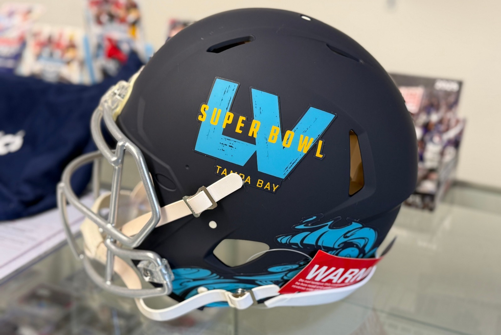 Tom Brady Autographed Signed Superbowl LV Riddell Full Size Helmet, Fanatics COA