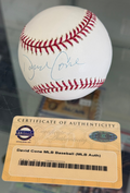David Cone Signed Official Major League Baseball Autograph - Steiner Authen.