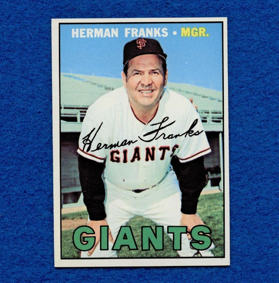 1967 Topps Set Break Pack Fresh #116 Herman Franks NR MT #156