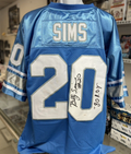 Billy Sims Signed Autographed Custom Jersey '80 R.O.Y.' - JSA