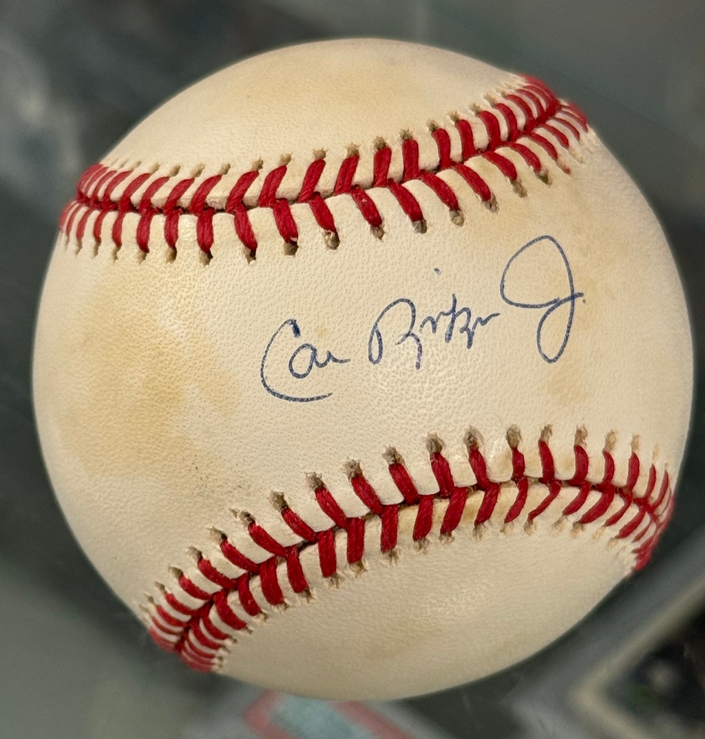 Cal Ripken Jr. American League Baseball - JSA Authen. (Toning)