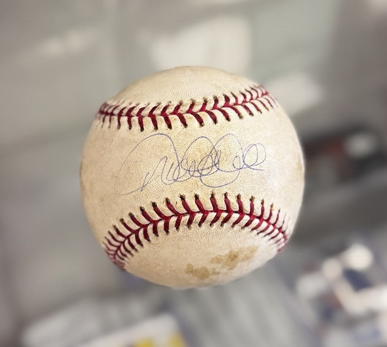 Derek Jeter Signed Autographed Games Used MLB Baseball - STEINER Authentic
