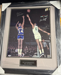 Oscar Robertson & Bill Russell Autographed Framed 16x20 - PSA/DNA Authen.