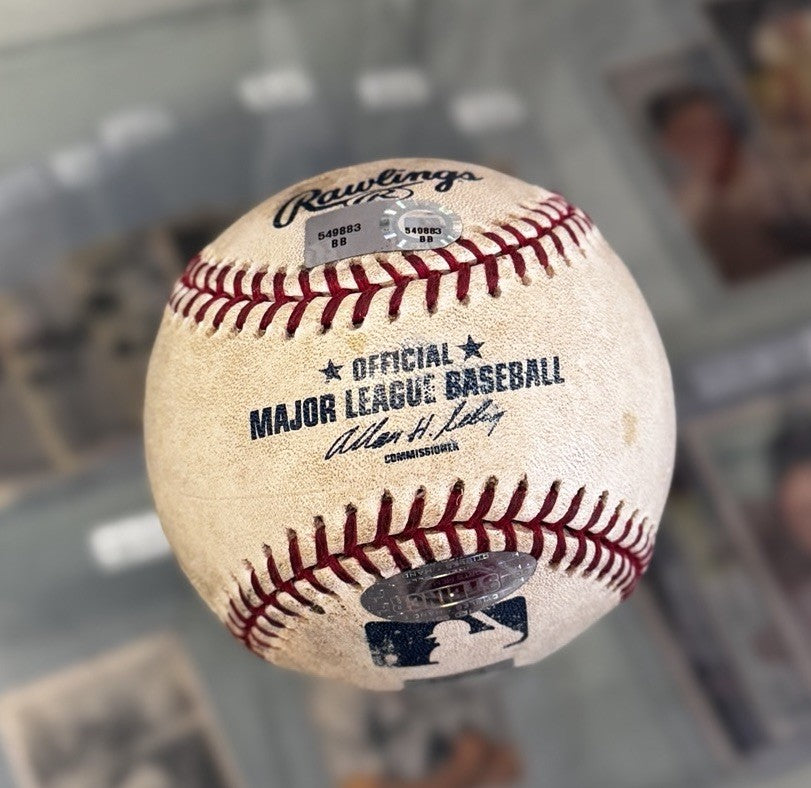 Derek Jeter Signed Autographed Games Used MLB Baseball - STEINER Authentic