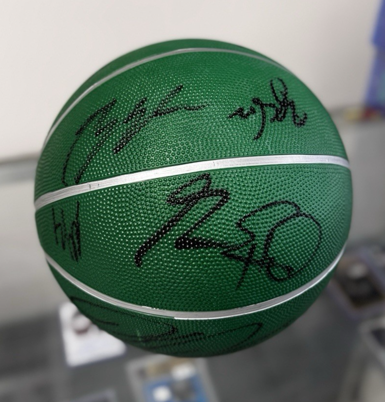 2007-8 Boston Celtics Championship Team Autographed Basketball - JSA Authentic