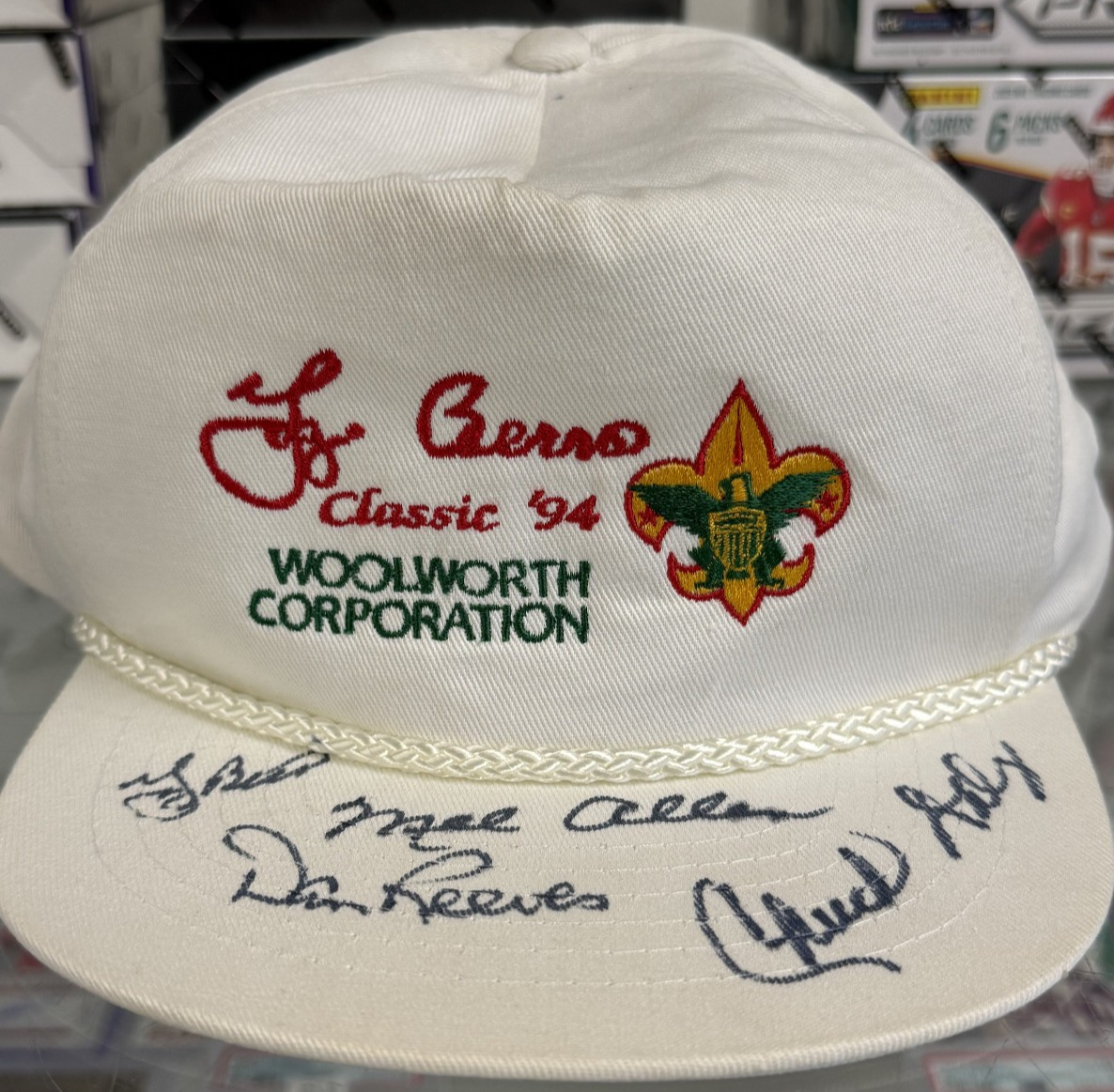 Yogi Berra, Mel Allen, Chuck Daly, Dan Reeves Signed '94 Classic Golf Hat - JSA