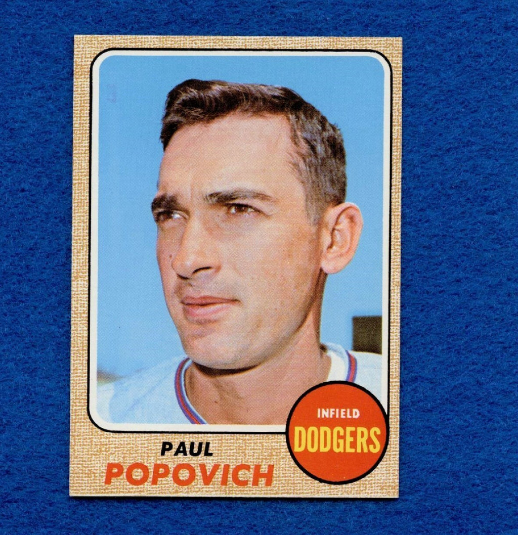 1968 Topps Set Break Pack Fresh #266 Paul Popovich EX MT #420