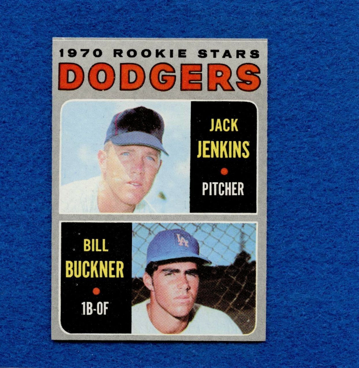 1970 Topps Set Break Pack Fresh #286 Dodgers Rookie Jenkins/Buckner NR MT *901
