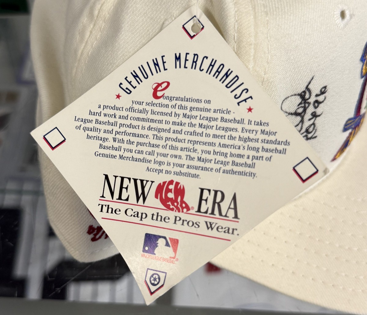 Derek Jeter Signed Autographed 1996 WS Champions New Era Hat/Cap - JSA COA