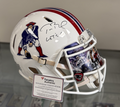 Tom Brady Signed Throwback Riddell Helmet 'Lets go' - Fanatics Authentic 6/12