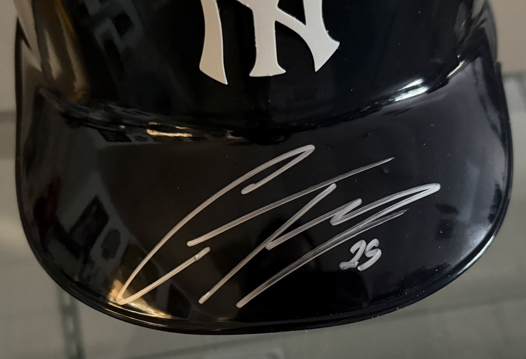 Gleyber Torres 25 Signed/Auto Full Size  NY Yankees Batting Helmet, Fanatics COA