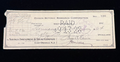 1928 Thomas Edison Signed Check - Full JSA Letter of Authentication (#890)