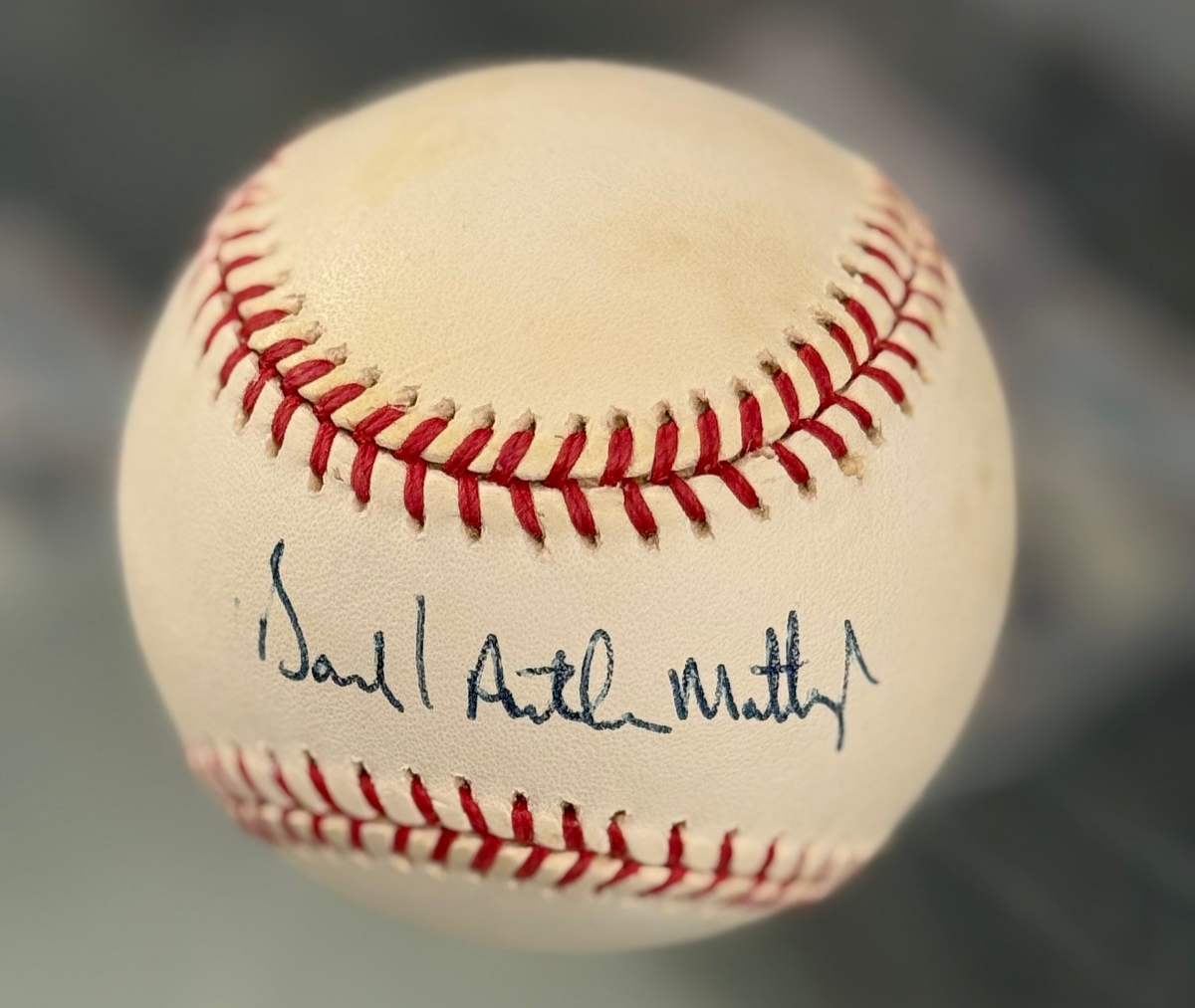 Donald Arthur Mattingly NY Yankees SIGNED Official ALB Baseball - JSA Authen.