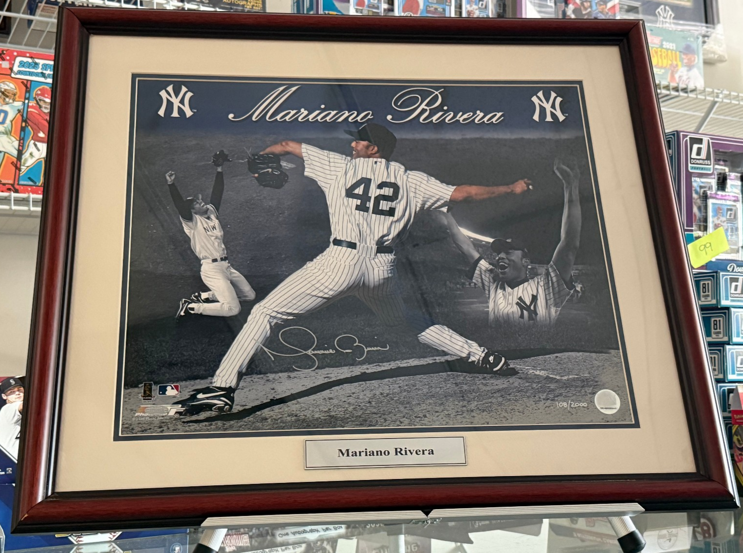 Mariano Rivera Signed 16x20 Photograph - Steiner Authen - Limited Edition!