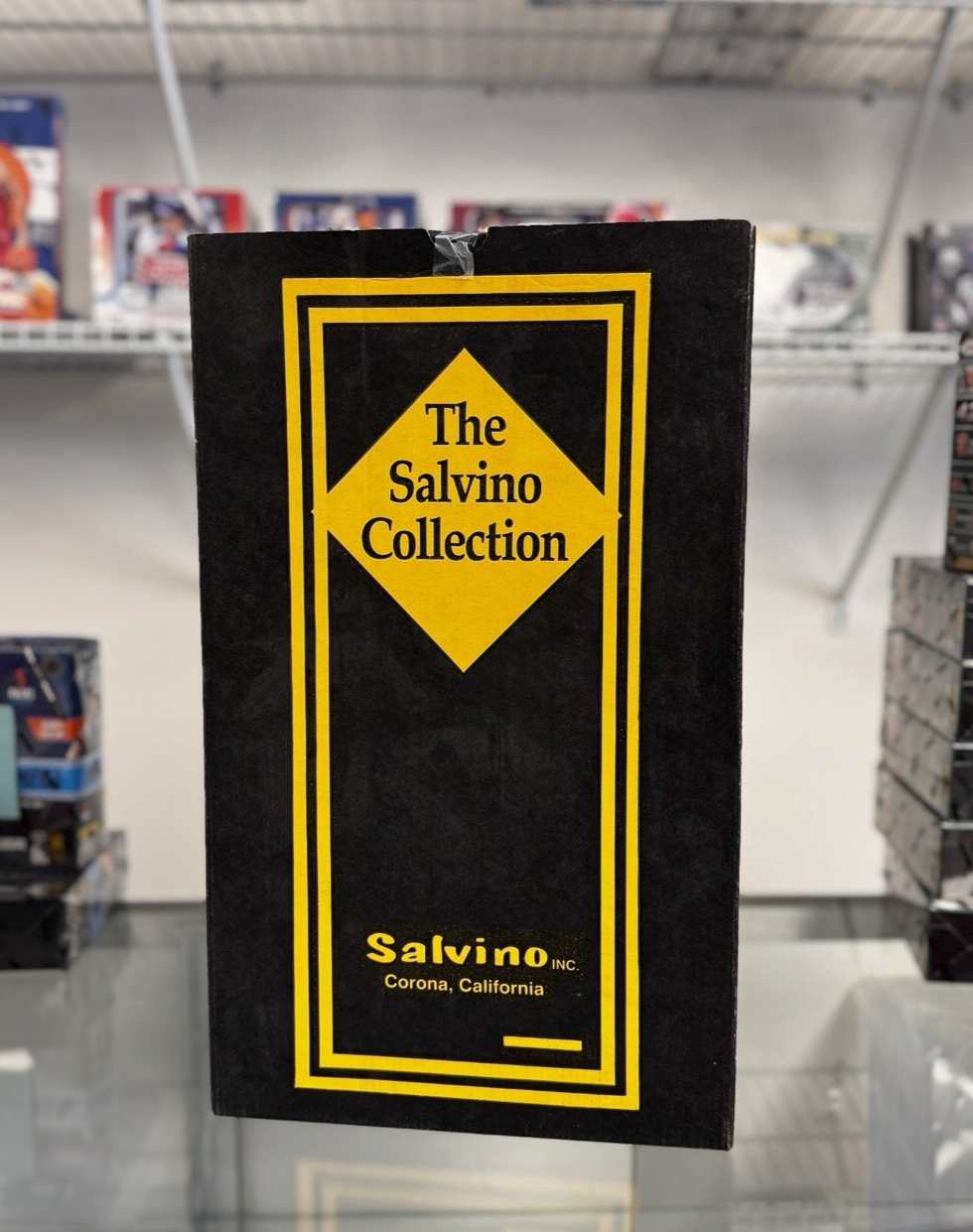 Ken Griffey Jr. Signed Salvino Figurine Statue 146/500 - Comes with Cert and Box