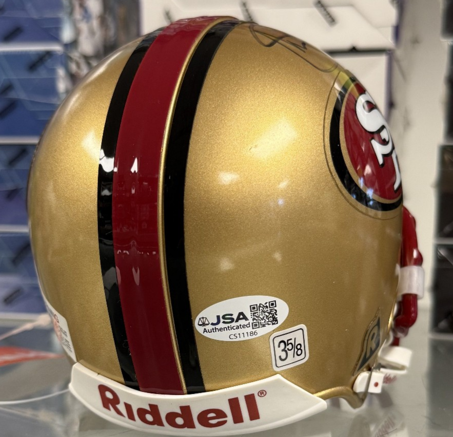 Steve Young Signed Autographed 49ers Mini Helmet - JSA Authenticated