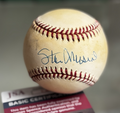 Stan Musial Autograph Signed Official ONL Baseball (Toning)  - JSA Authentic