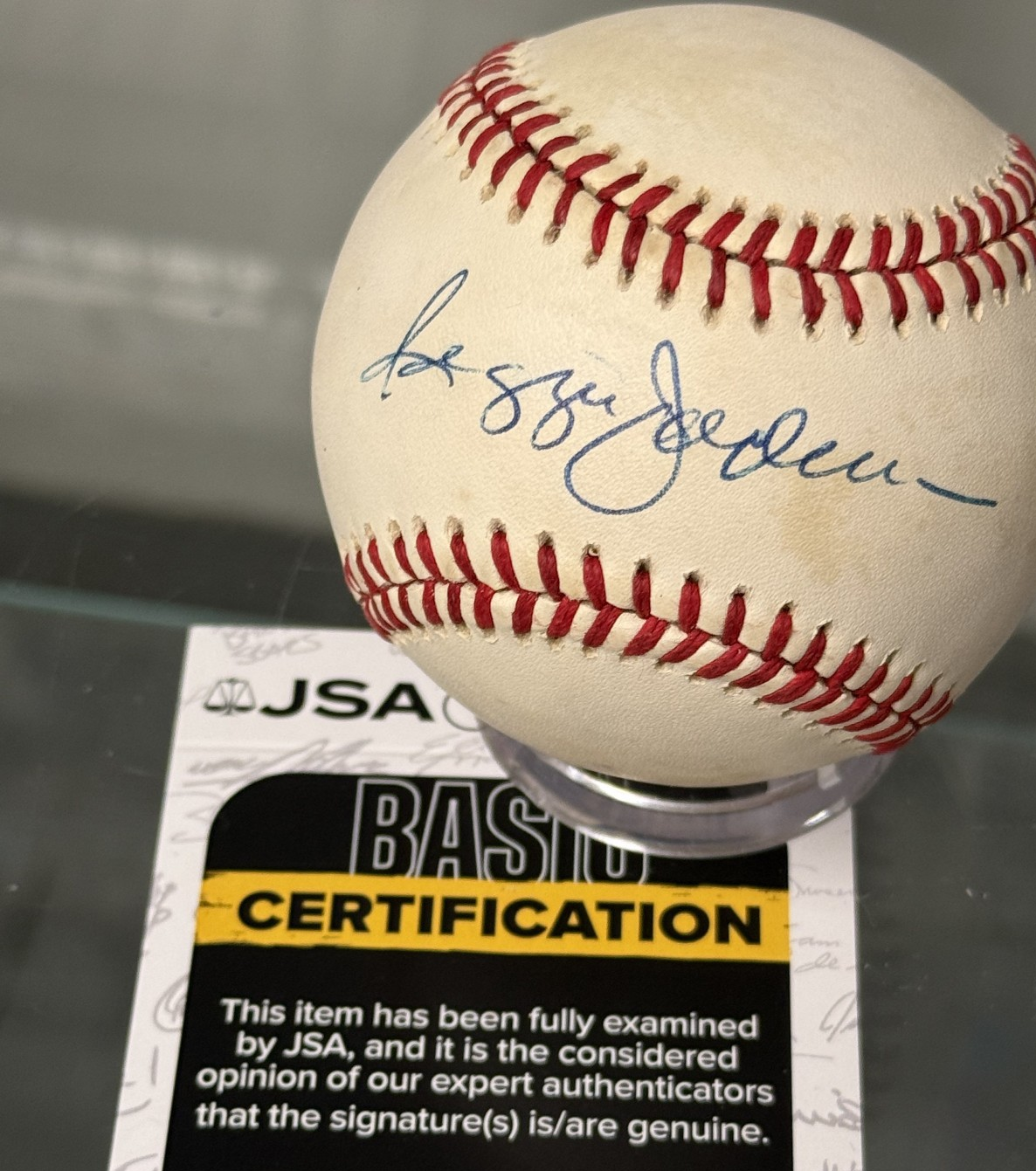 Reggie Jackson Autographed Official American League Baseball (OAL) - JSA COA