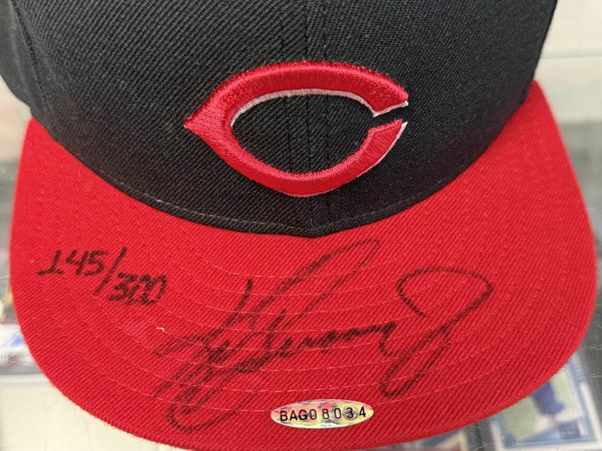 Ken Griffey Jr. Signed Cincinnati Reds Alternate Cap - UDA COA w/ Original Box