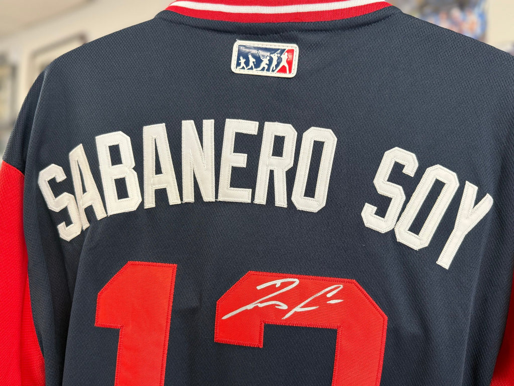 Ronald Acuña Jr / Sabanero Soy Autographed Signed Majesty Jersey - JSA Authen.