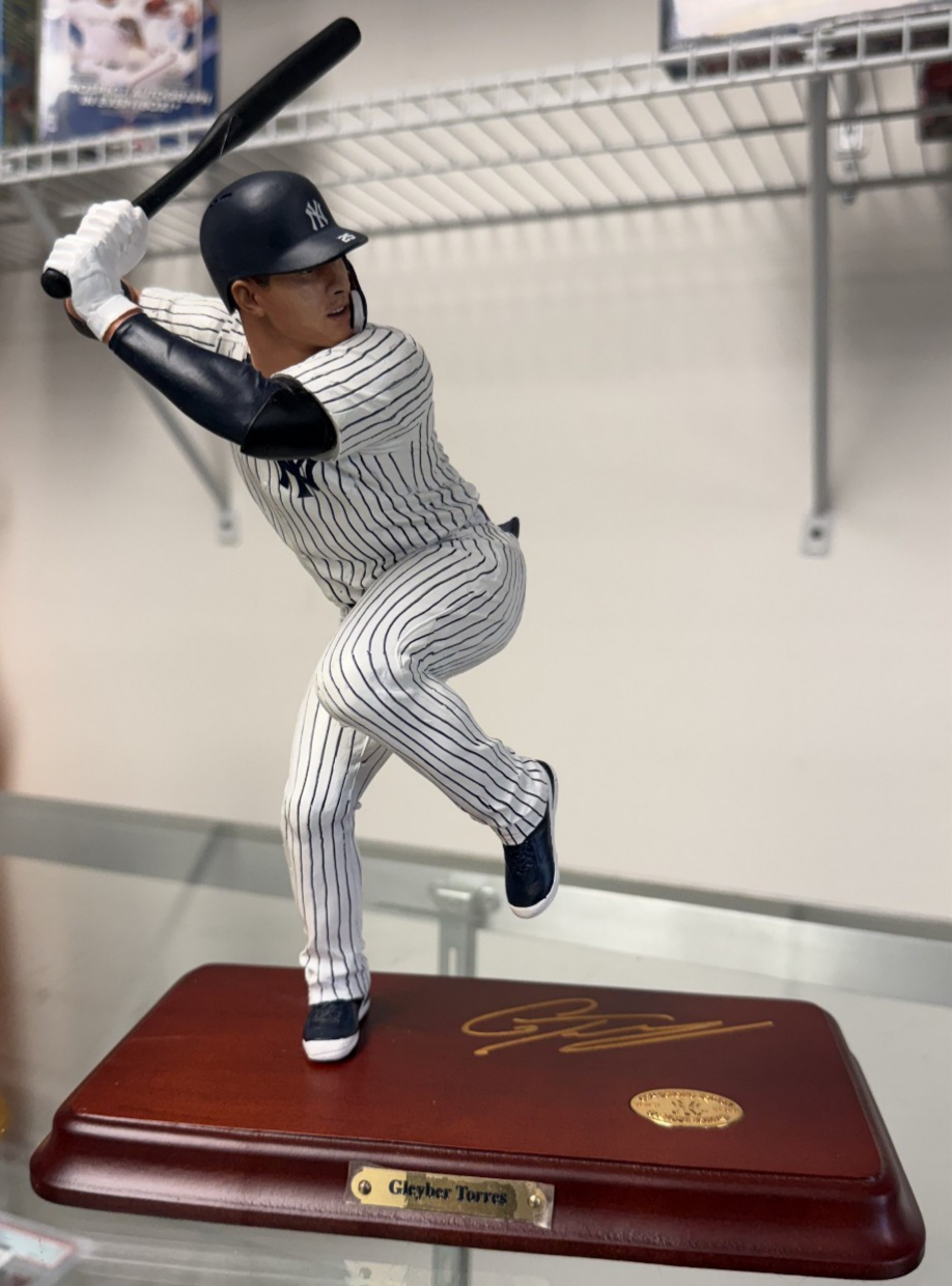 NY Yankees Gleyber Torres Danbury Mint Figurine/Statue Collectable, Original Box