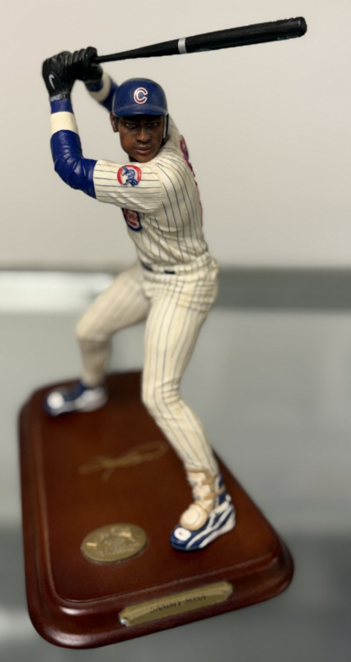 Sammy Sosa Danbury Mint Figurine Chicago Cubs  MLB Collectable - Original Box