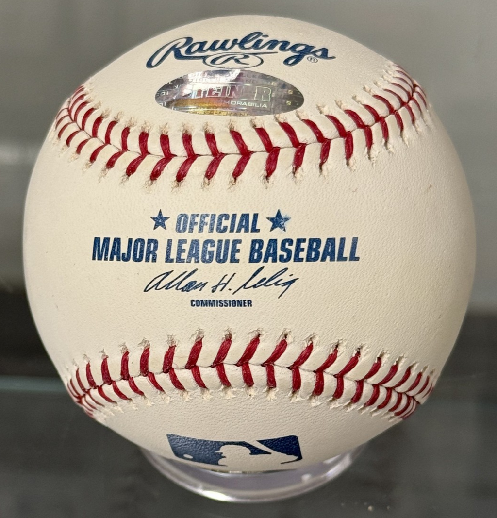 Orlando Hernández Autographed Signed MLB Baseball - Steiner COA & Sticker
