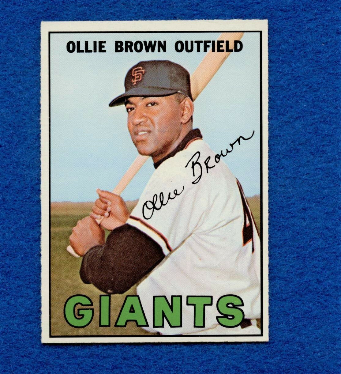 1967 Topps Set Break Pack Fresh #83 Ollie Brown EX MT #222