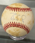 Barry Bonds Signed Autographed National League Baseball - JSA Authenticated