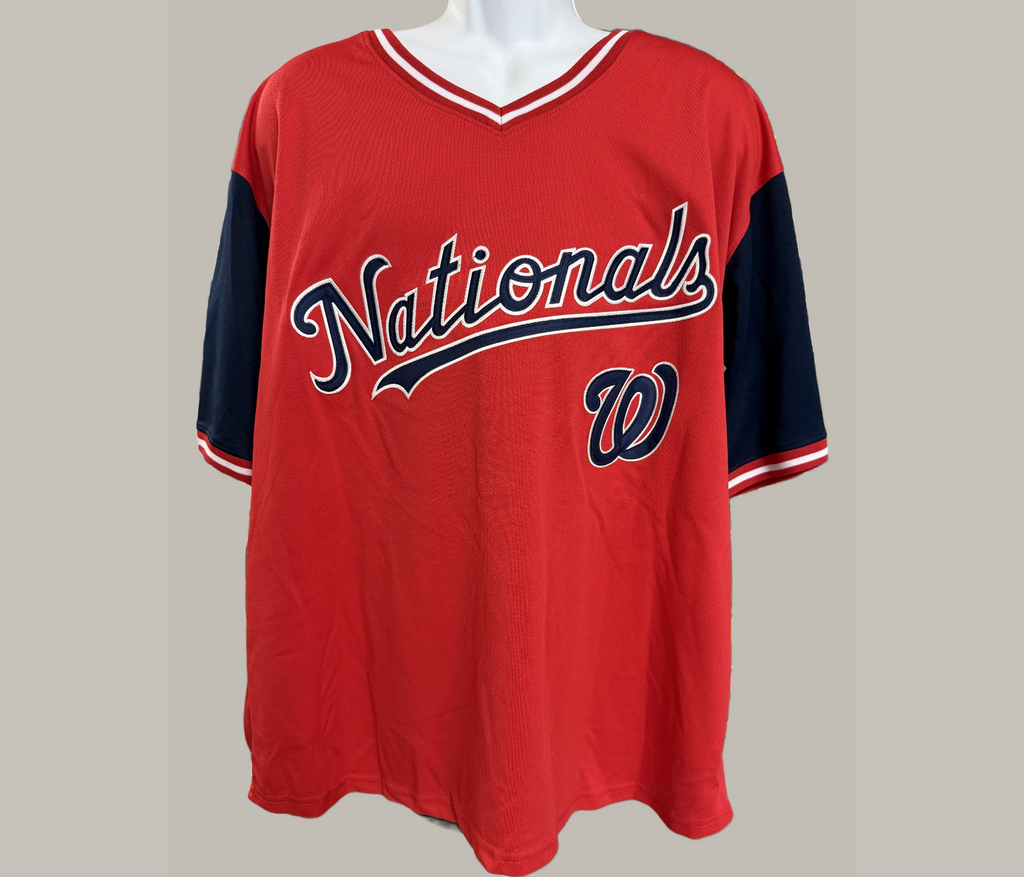 Juan Soto / Juan Jo Autographed Signed Majestic Nationals Jersey - JSA Authent.