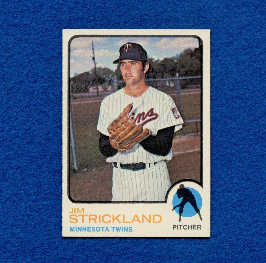 1973 Topps Set Break Pack Fresh #122 Jim Strickland NR MT *1318