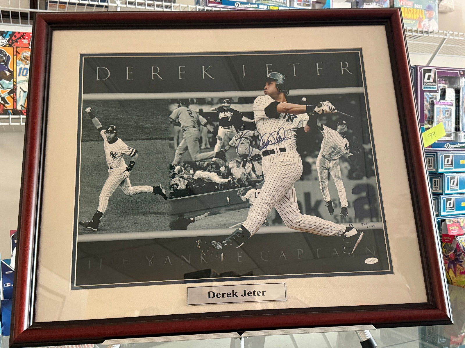 Derek Jeter 16x20 Autographed Collage, Danbury Mint Exclusive - Steiner Authen.
