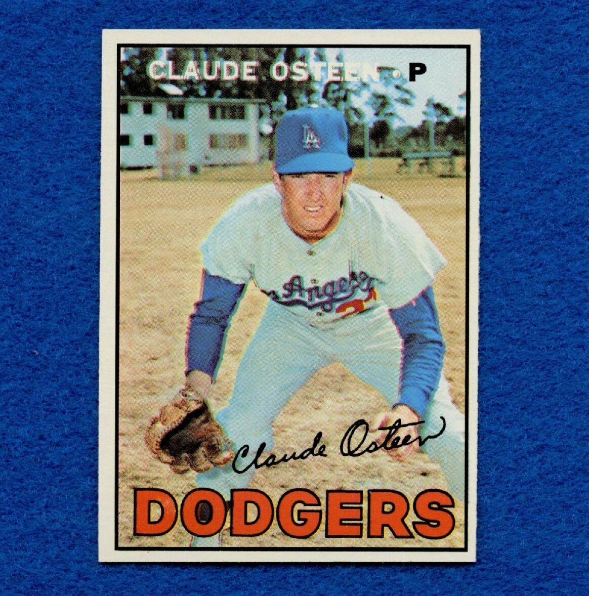 1967 Topps Set Break Pack Fresh #330 Claude Osteen EX+ #65