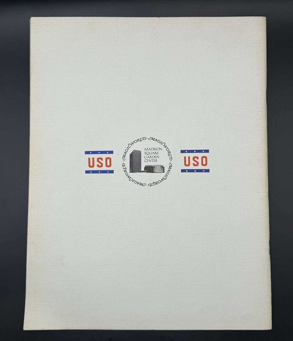 MSG Opening Even 1968  "USO Salute" Bob Hope Ticket and Program - Plus Extra