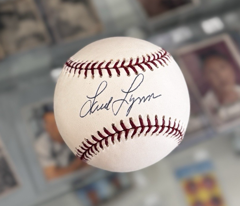 Fred Lynn Signed Autographed Baseball OML Baseball - BC and MLB Authentic