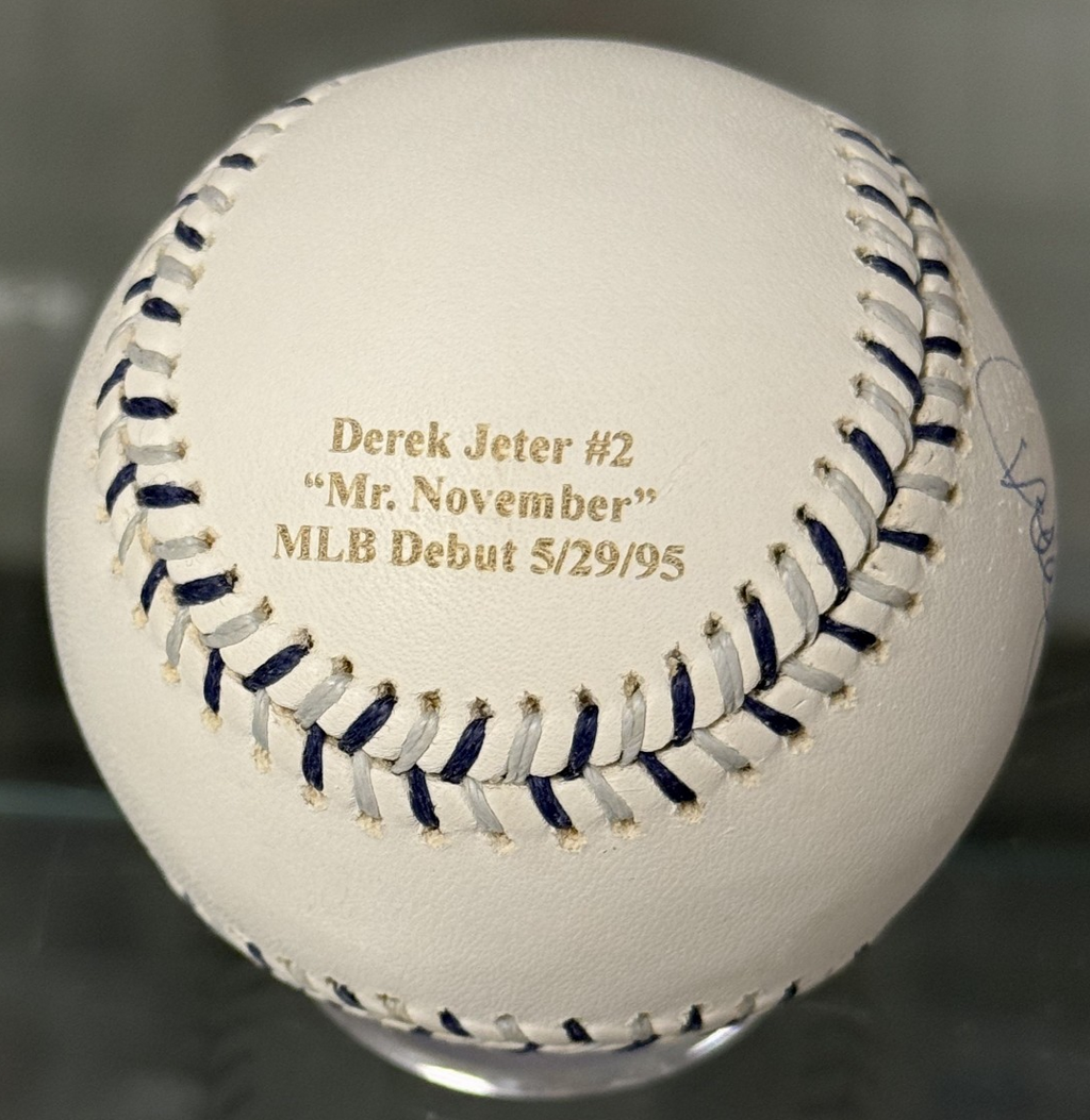 Derek Jeter Signed 2008 Official All-Star Game Baseball, #2/100, Steiner/MLB COA