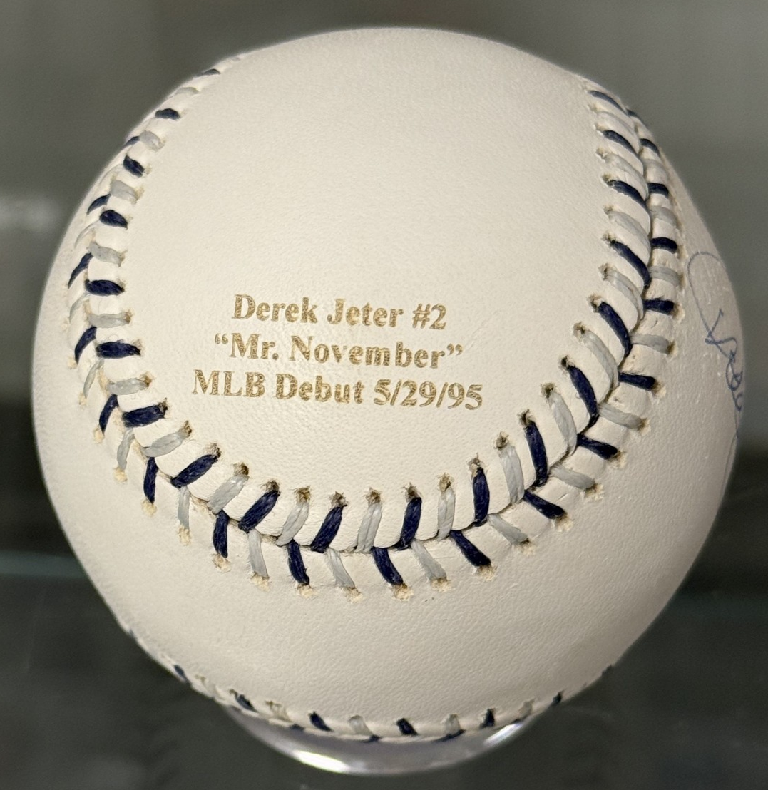 Derek Jeter Signed 2008 Official All-Star Game Baseball, #2/100, Steiner/MLB COA