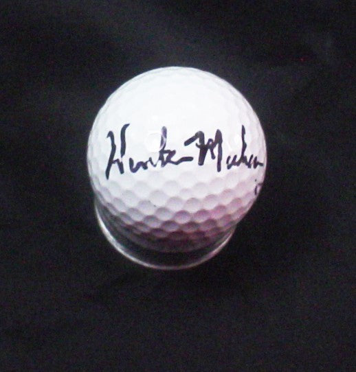 Hunter Mahan Autograph Signed Titlest 6 Pro V1 Golf Ball JSA Certified