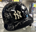 1996 WS Champs NY Yankees Signed Helmet Jeter, Rivera, Martinez, Cone - JSA COA