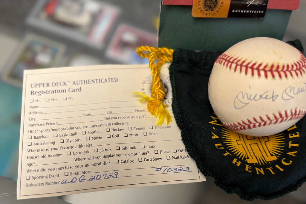 Mickey Mantle Autographed AL Baseball - UDA Authenticated