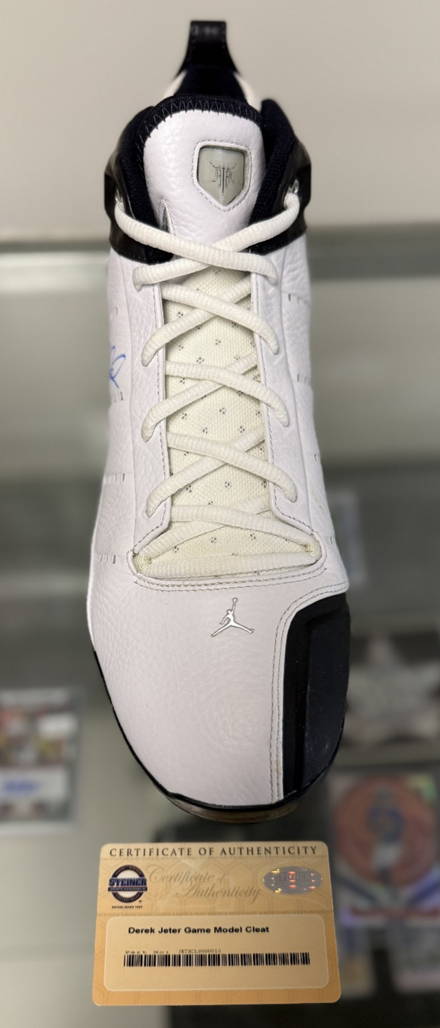 Derek Jeter New York Yankees Signed Game Model Jordan Cleats - Steiner COA