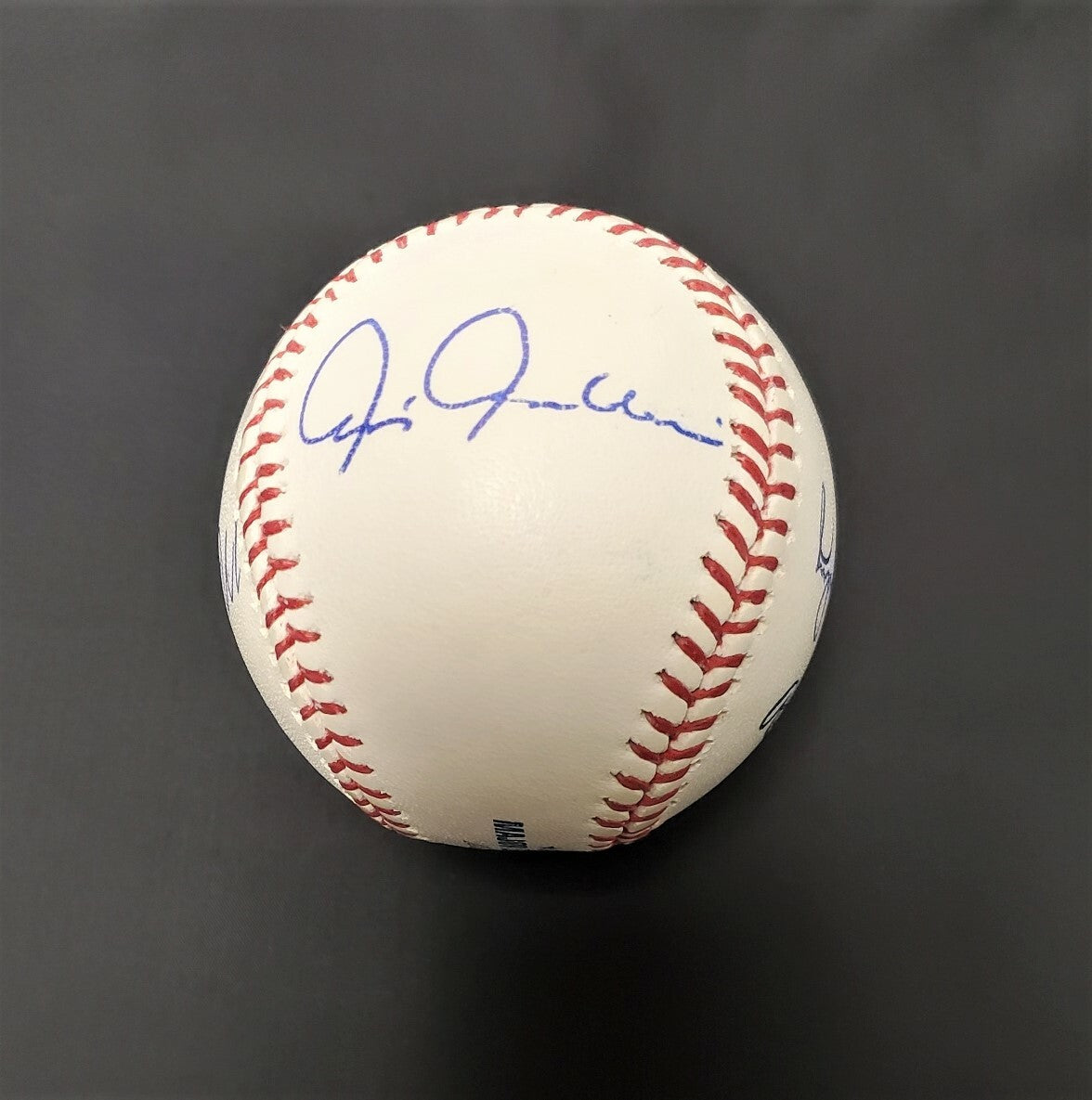 Multi Signed Guidry/Chambliss/Rivers Yankees Autograph  MLB Rawlings Baseball