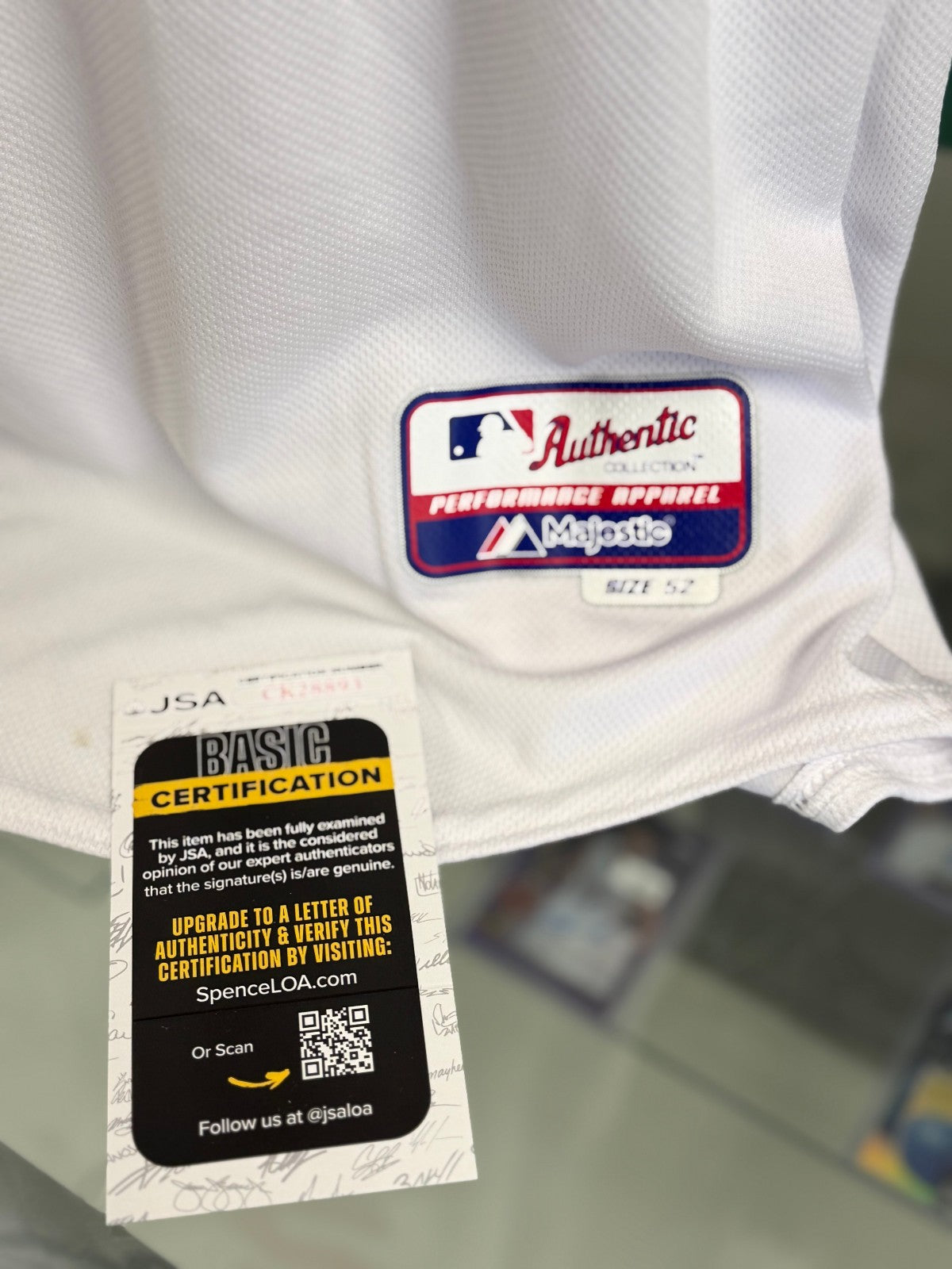 Tommy Lasorda Autographed Majestic Authentic LA Dodgers Jersey - JSA Authen.