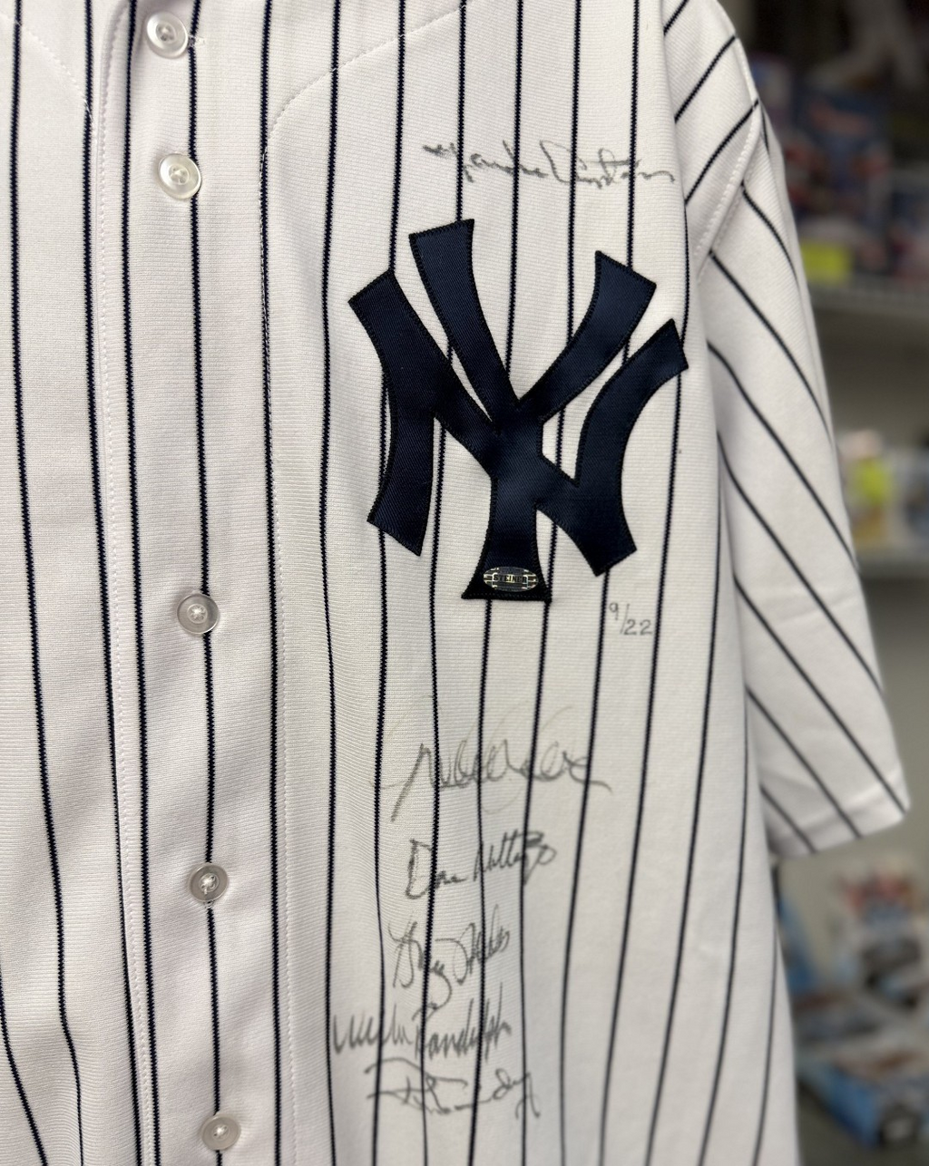 NY Yankees Captain Jersey - Jeter, Guidry, Nettles, Mattingly & Willie - Steiner