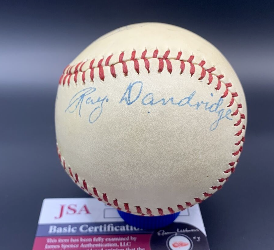 Ray Dandridge Autograph Baseball - Official Metropolitan Baseball - JSA